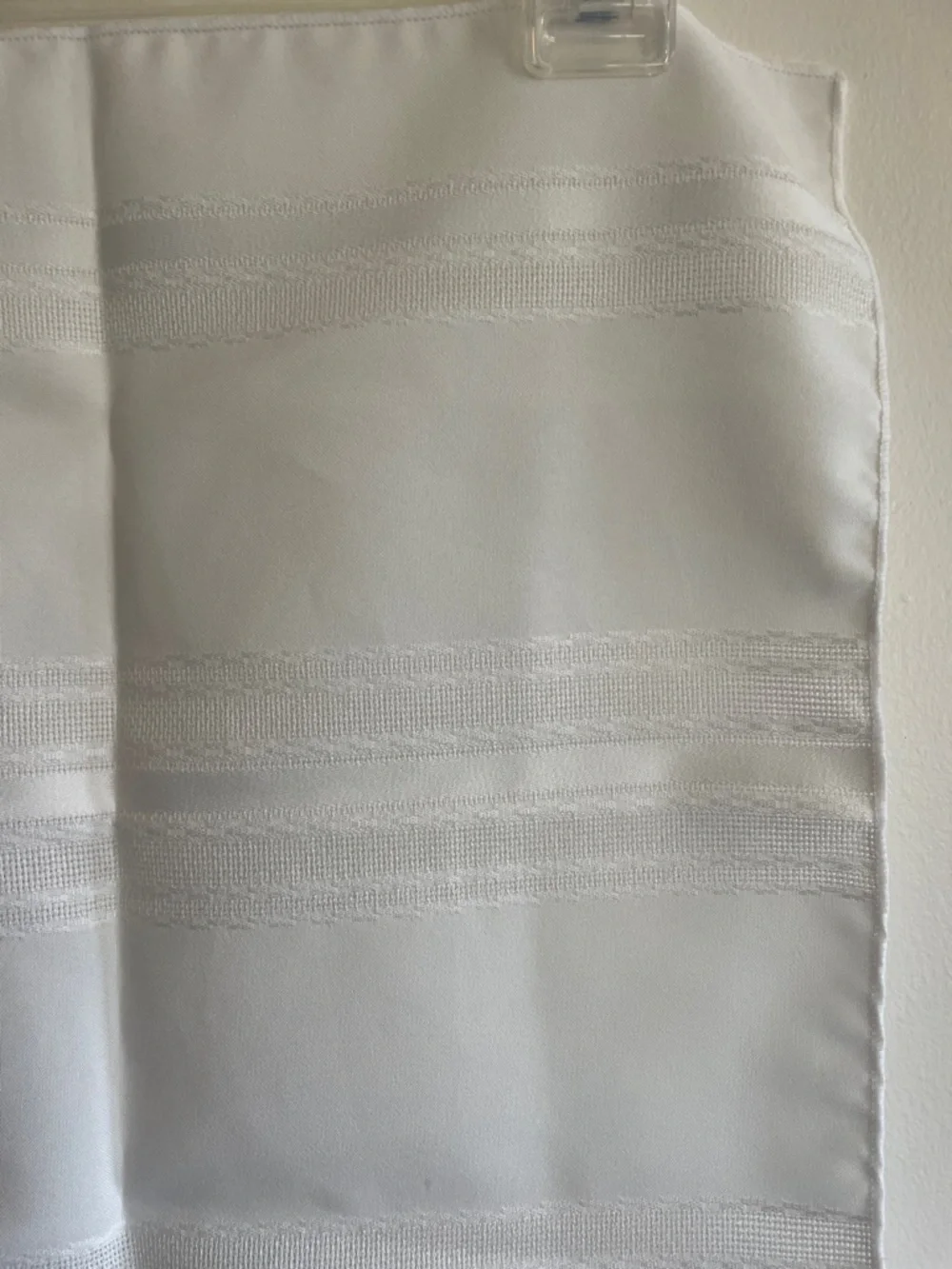 VINTAGE Set of White Hemstitched Cloth Napkins (6)